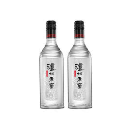 【酒厂直营】泸州老窖浓香型白酒  42度  500ml*2   黑盖光瓶酒  泸州老窖官方旗舰店