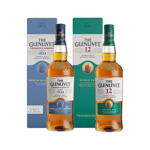 （双支礼盒）格兰威特12年威士忌700ml+格兰威特创始人威士忌700ml 商品图1