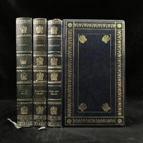 托尔斯泰《战争与和平》（全3卷） 配插图 苍鹭出版社（HeronBooks）复古仿皮精装本
