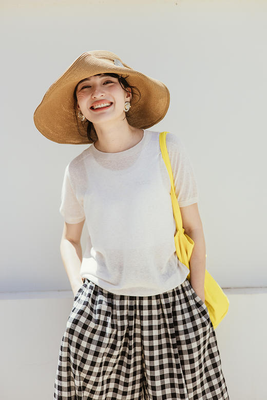 绽放旅行女装360朵/瑞士斯坦格一体成型无缝短袖轻薄棉麻开衫T恤 商品图5