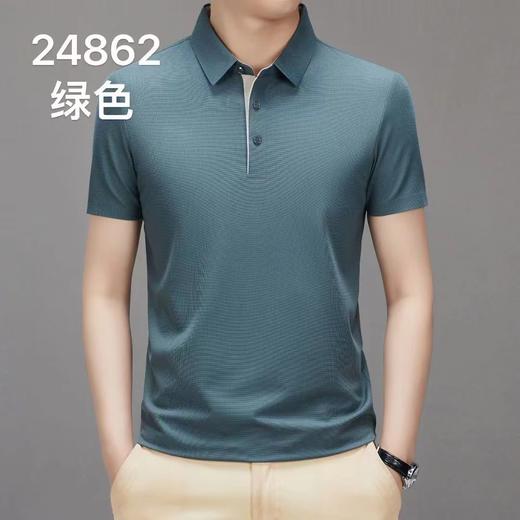 男士休闲华夫格POLO衫 商品图2