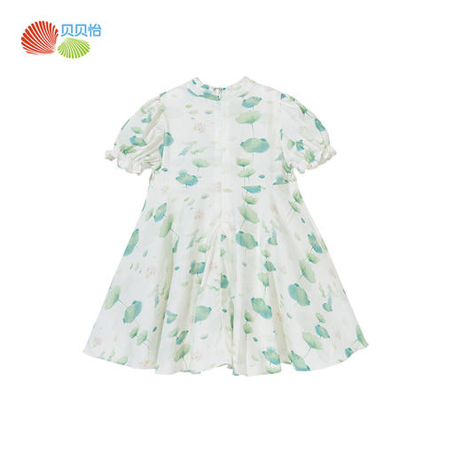 贝贝怡女童连衣裙2024新款夏装新中式国风旗袍洋气公主裙子夏季 商品图11