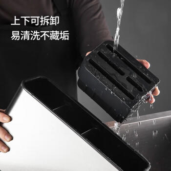 美厨（MAXCOOK）刀架刀座 筷子筒筷子架厨房置物架沥水架收纳架 MCZW297 商品图8