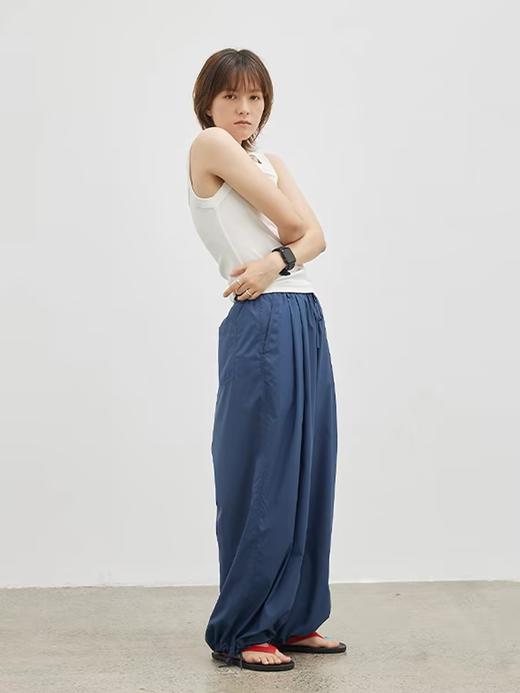 步履不停/4B43096C/柔软轻量廓形长裤 商品图1