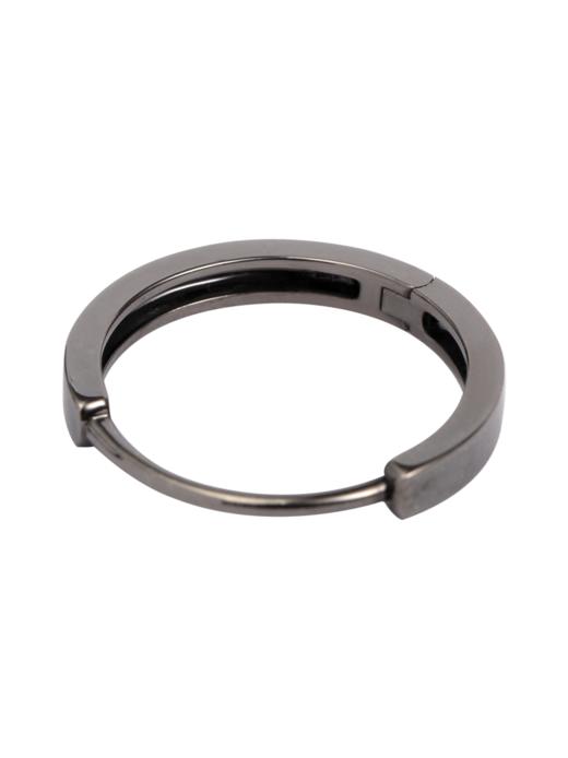 LUCINE 鹿鸣珠宝 |【简】系列 黑金HOOP耳环 商品图4