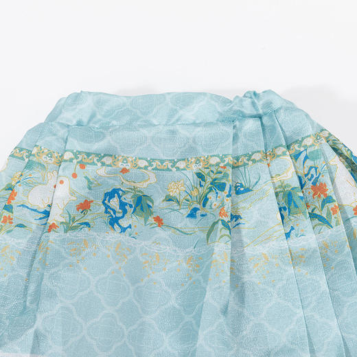 贝贝怡女童夏季马面裙套装2024儿童国风汉服新中式夏装两件套童装 商品图14