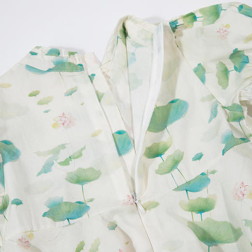 贝贝怡女童连衣裙2024新款夏装新中式国风旗袍洋气公主裙子夏季 商品图13