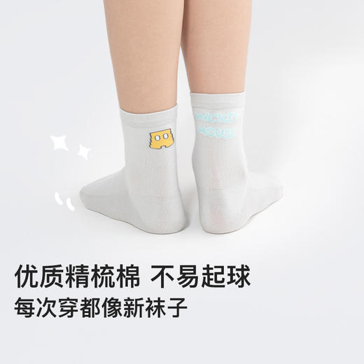 【清仓】薄款中筒袜-五双装 | ubras旗下likeuu薄款中筒袜-五双装 商品图4