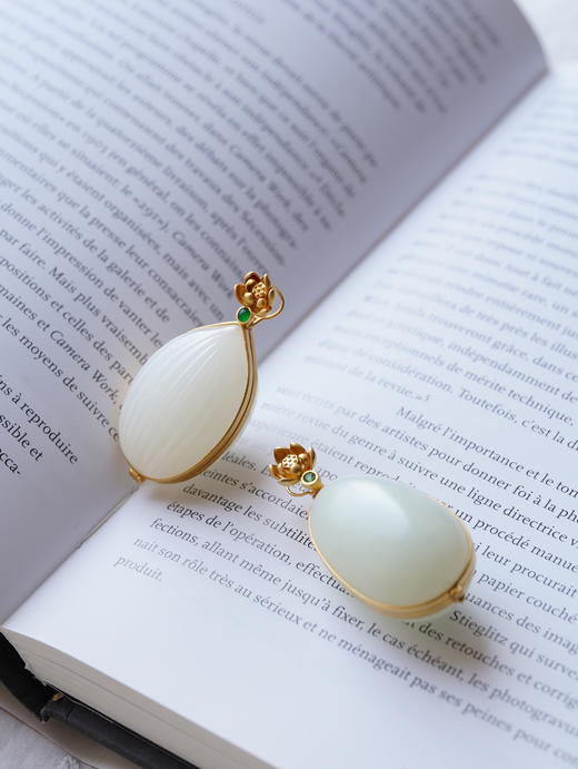 福田在心 · 和田白玉香盒【 嘉石283】 商品图4