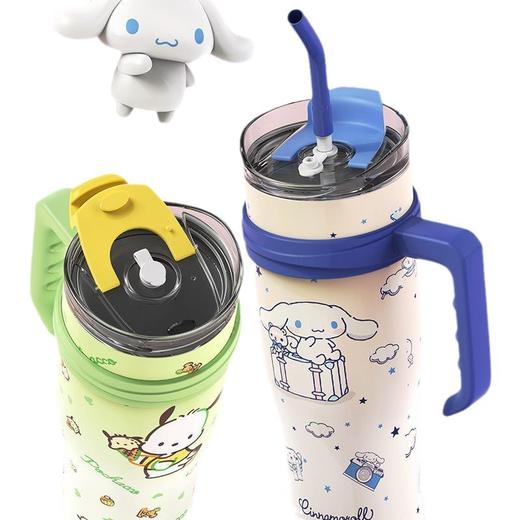 【三丽鸥巨无霸保温杯】女生高颜值吸管不锈钢 可爱大容量冰霸水杯 商品图4