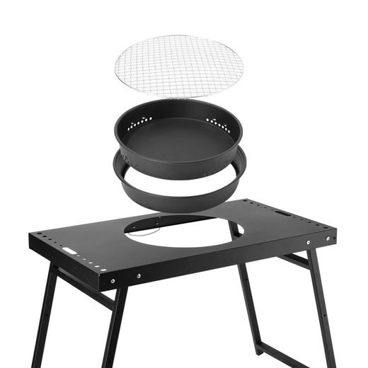 【精选】悠拓者碳钢防锈围炉烧烤桌炉 商品图4