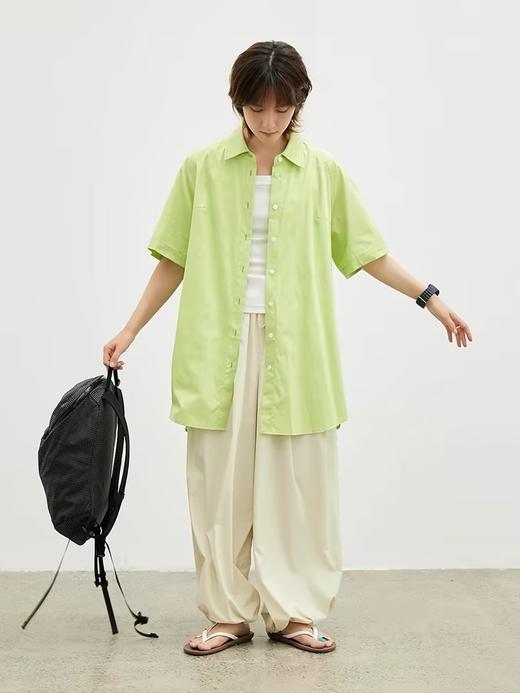 步履不停/4B11170C/男友感廓形短袖衬衫 商品图3
