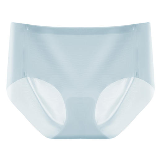 【5条装！冰爽无痕 纵享顺滑】一片式无痕冰丝大码内裤女桑蚕丝抑菌裆中腰3D立体蜜桃臀女士内裤 商品图6