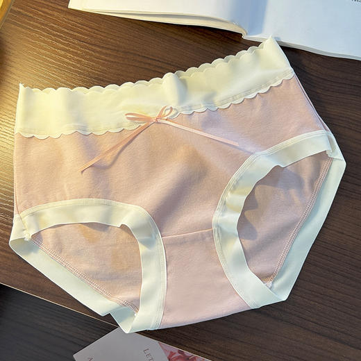 【超值5条装 柔软新疆棉~】女生全棉纯棉内裤女a类棉中腰抗菌纯棉裆女士大码内裤 商品图8