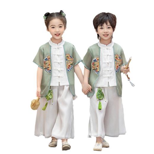 儿童汉服男童中国风古装夏季女童唐装亲子幼儿园小学生民族演出服_ZSY 商品图8