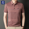 【实穿主义优质面料❗️夏季翻领Polo短袖】舒适休闲男装 薄款条纹中老年男士polo衫 爸爸日常穿搭  透气不闷汗 父亲节礼物Y父亲节礼物新年礼盒年货礼盒 商品缩略图4