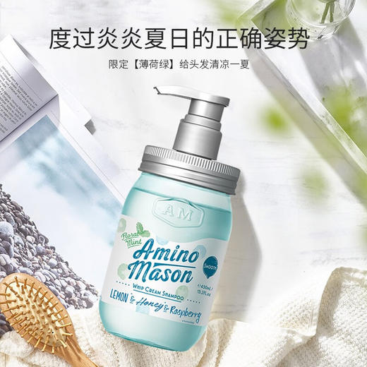 Amino Mason阿蜜浓梅森 氨基酸护发素450ml 商品图2
