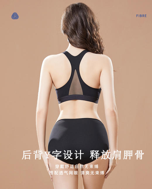 【运动文胸|律动】前拉链运动款式 乳腺术后义乳专用文胸透气 无钢圈 文胸 商品图3