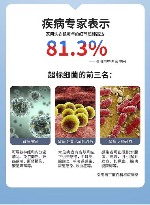 【洗衣机清洁除菌推荐】德国欧德曼洗衣机清洁99.9%除菌液强力除垢杀菌清洗剂500ml/瓶【中欧班列精选】NMNA 商品图3