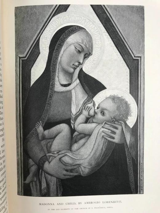 1892年 古老意大利艺术大师们 近百幅插图 漆布精装大16开 商品图13