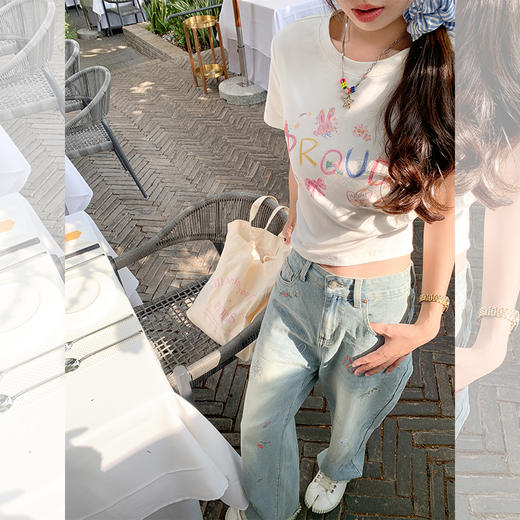 <曾小咸推荐>【海派甜心】涂鸦T恤 商品图1