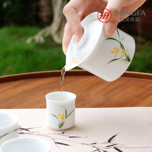 4头幽兰旅行茶具 商品图6