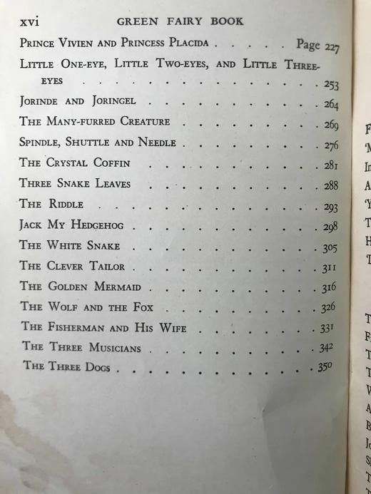 1954年 安德鲁·朗格《绿色童话书》 数十幅精美插图 漆布精装32开 商品图6