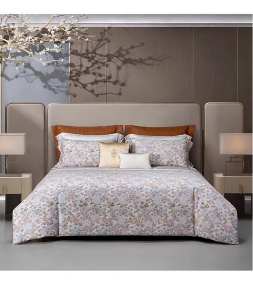 惠谊软糯亲肤秋冬柔软保暖磨毛花卉印花双人四件套望春风 商品图0