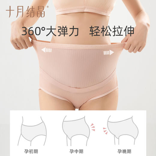 【满200减100】单条高腰托腹内裤 商品图4