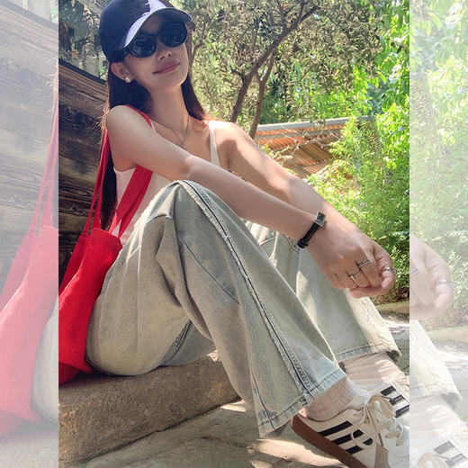 <曾小咸推荐>【美式vibe风】牛仔裤 商品图2