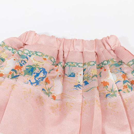 贝贝怡女童夏季马面裙套装2024儿童国风汉服新中式夏装两件套童装 商品图8