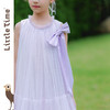 littletime儿童春夏蝴蝶结tutu背心裙紫色礼服裙女童小香风连衣裙 商品缩略图2
