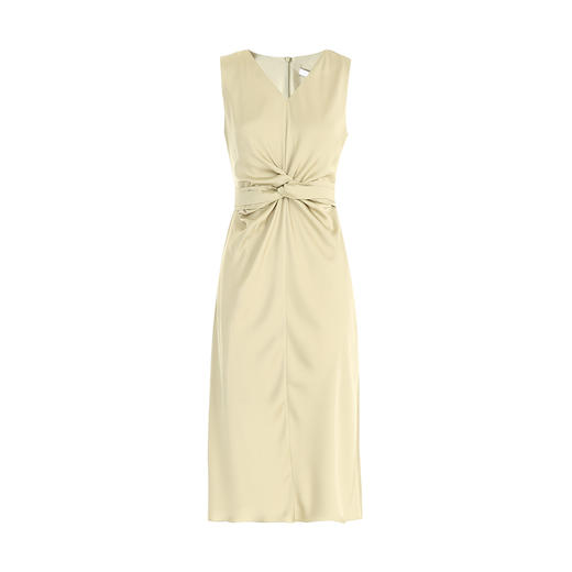 VIMAGE纬漫纪夏季新款V领时尚收腰显瘦无袖连衣裙V2107722 商品图6