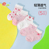 【5双装透气大网眼】24春夏女童网眼袜棉弹舒适趣可爱宝宝袜子 商品缩略图0