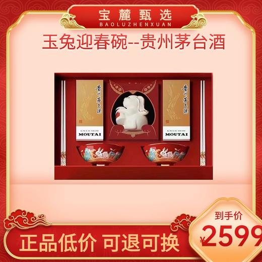 新春纳福季 玉兔迎春碗--贵州茅台酒（飞天） 商品图0