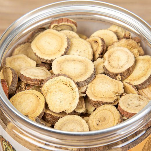 【粮药LY】  甘草切片 可泡水煲汤大片圆片 150g/罐 商品图2