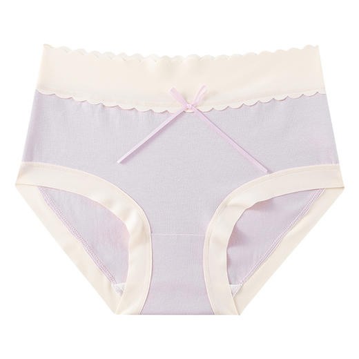 【超值5条装 柔软新疆棉~】女生全棉纯棉内裤女a类棉中腰抗菌纯棉裆女士大码内裤 商品图4