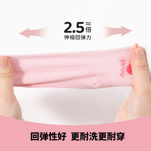 【5双装透气大网眼】24春夏女童网眼袜棉弹舒适趣可爱宝宝袜子 商品图7