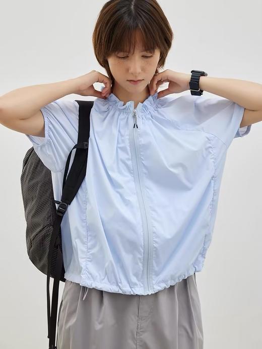 步履不停/4B23103C/花苞领短袖外套 商品图1
