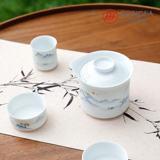 4头山水间旅行茶具 商品图3