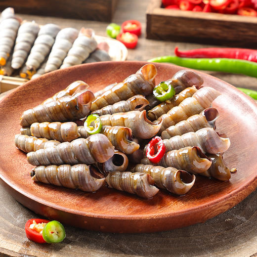 船歌鲜食香辣捞汁钉螺解冻即食海鲜方便速食220g*5袋简装 商品图2
