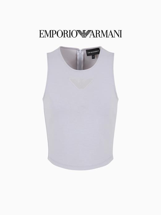 E ARMANI 无袖背心针织上衣女  3D2K6A2JZYZ-0802 浅紫灰色. 商品图0