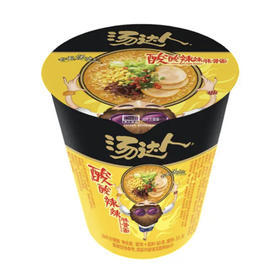 汤达人酸酸辣辣豚骨面杯面55g