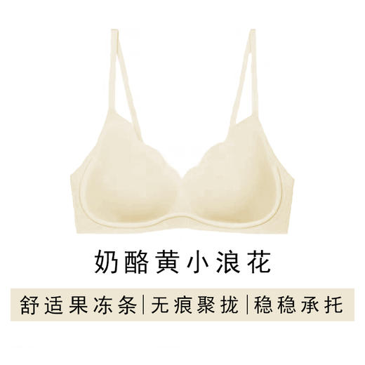 哈瓦塔新款后搭扣小浪花无痕内衣 商品图4