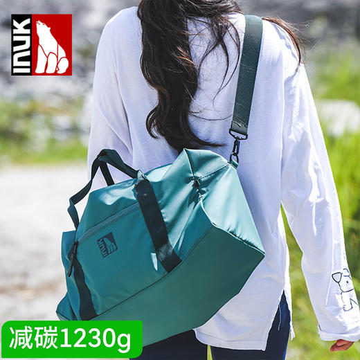 INUK男女可折叠旅行袋 大容量防水多功能手提旅行单肩包 商品图0
