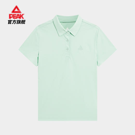 匹克运动翻领T恤男女2024夏季新款潮流透气休闲衣服短袖F6242037/F6242038 商品图3