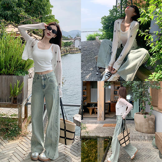 <曾小咸推荐>【慵懒梦境】两色蝴蝶开衫 商品图4