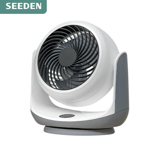 SEEDEN 空气循环扇家用台式电风扇学生宿舍办公室轻音遥控摇头台扇 1868智能触控款 商品图0
