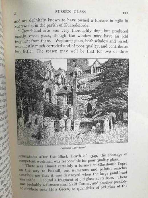 1935年 萨塞克斯郡的大街小巷 约百幅精美插图 漆布精装32开 商品图8