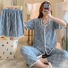 【三件套积木 春夏秋三季必备】韩版睡衣舒适吸汗夏季ins风卡通甜美少女睡衣 商品缩略图5